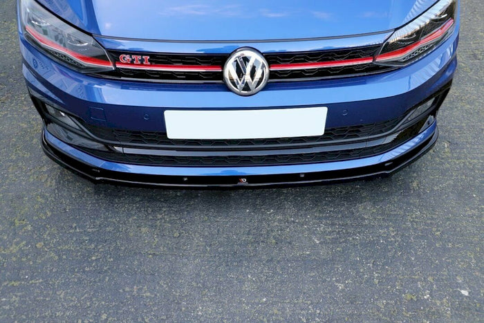Maxton Design - Front Splitter V.1 Volkswagen Polo GTI / R-Line Mk6 (2017-2021)