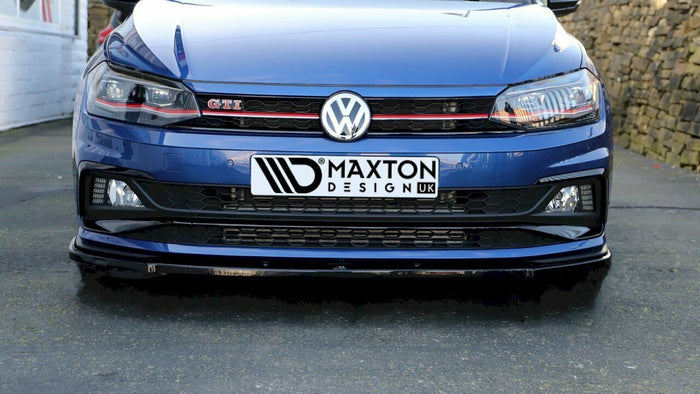 Maxton Design - Front Splitter V.1 Volkswagen Polo GTI / R-Line Mk6 (2017-2021)