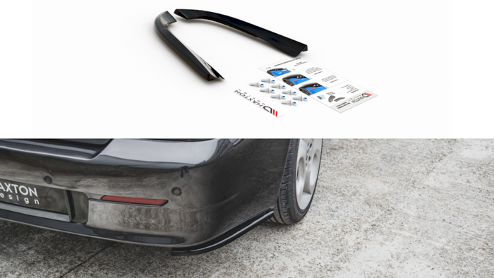 Maxton Design - REAR SIDE SPLITTERS ALFA ROMEO 156 SW FACELIFT (2003-2006)