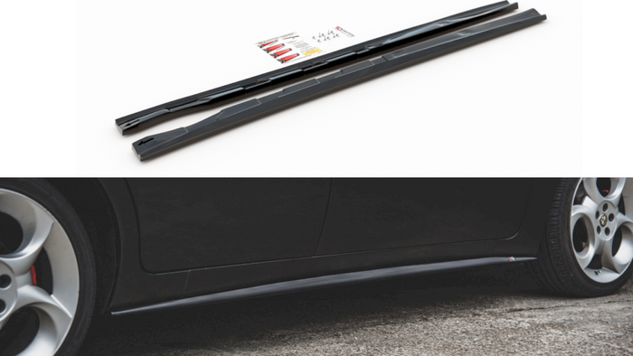 Maxton Design - SIDE SKIRTS DIFFUSERS ALFA ROMEO 156 FACELIFT (2003-2006)
