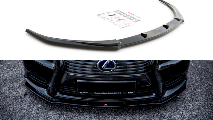 Maxton Design - FRONT SPLITTER LEXUS LS MK4 FACELIFT (2012-2017)