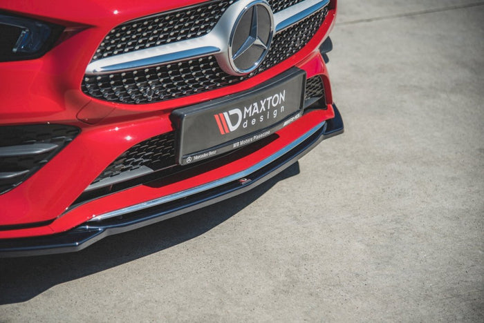 Maxton Design - FRONT SPLITTER V.1 MERCEDES-BENZ CLA AMG-LINE C118 (2019-)
