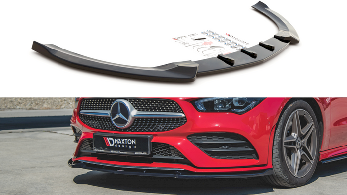 Maxton Design - Front Splitter V.2 Mercedes-Benz CLA A35 AMG / AMG-Line C118
