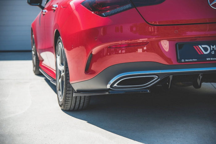 Maxton Design - REAR SIDE SPLITTERS MERCEDES-BENZ CLA SHOOTING BRAKE AMG-LINE X118 (2019-)