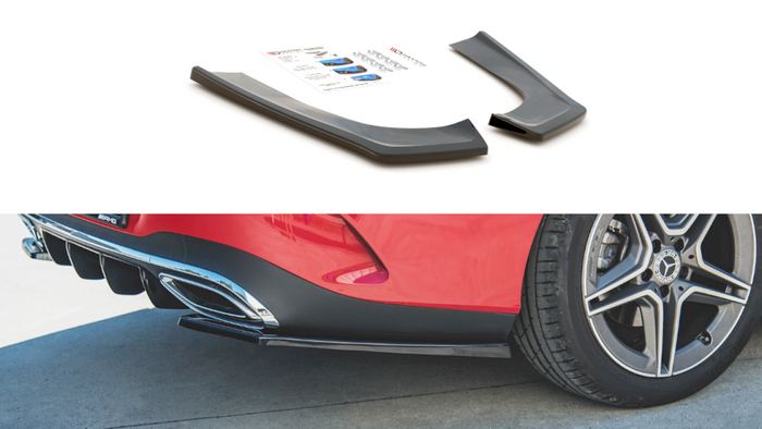 Maxton Design - REAR SIDE SPLITTERS MERCEDES-BENZ CLA SHOOTING BRAKE AMG-LINE X118 (2019-)