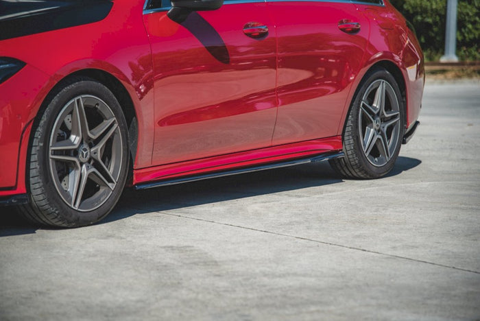 Maxton Design - SIDE SKIRTS DIFFUSERS MERCEDES-BENZ CLA AMG-LINE C118