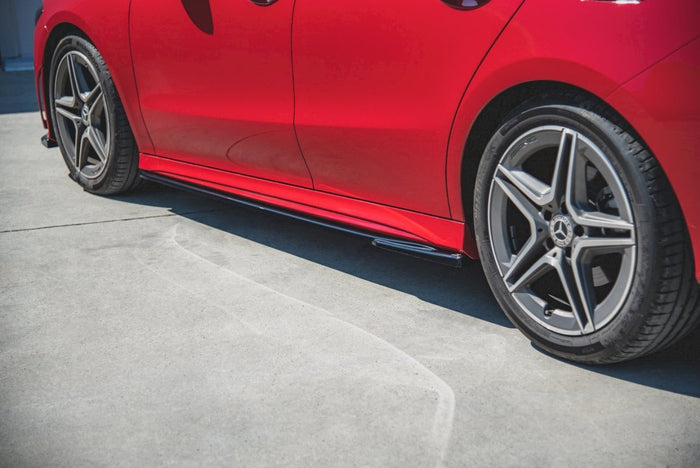 Maxton Design - SIDE SKIRTS DIFFUSERS MERCEDES-BENZ CLA AMG-LINE C118