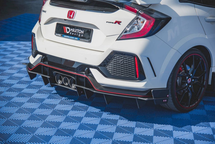 Maxton Design - Street PRO Rear Diffuser Honda Civic Type-R Mk10 / Mk10 Facelift