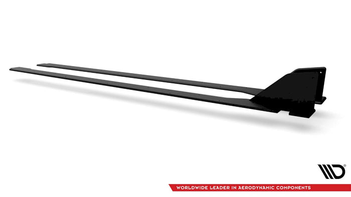 Maxton Design - STREET PRO SIDE SKIRTS DIFFUSERS HONDA CIVIC X TYPE-R (2017 - UP)