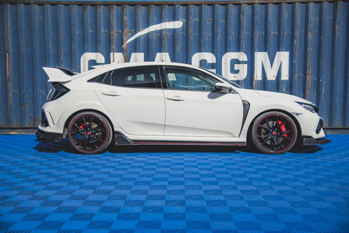 Maxton Design - STREET PRO SIDE SKIRTS DIFFUSERS HONDA CIVIC X TYPE-R (2017 - UP)