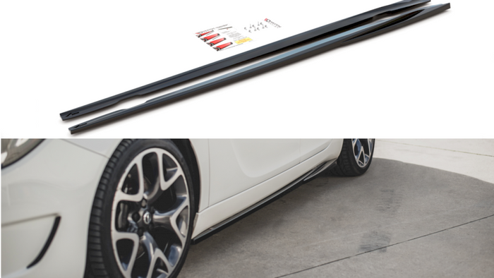 Maxton Design - SIDE SKIRTS DIFFUSERS OPEL/VAUXHALL INSIGNIA MK1 VXR/OPC FACELIFT (2013-2017)