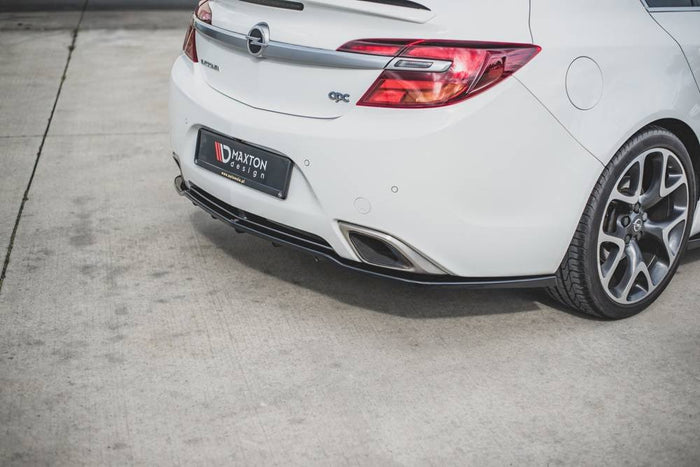 Maxton Design - CENTRAL REAR SPLITTER (W/ VERTICAL BARS) OPEL/VAUXHALL INSIGNIA MK1 VXR/OPC FACELIFT (2013-2017)
