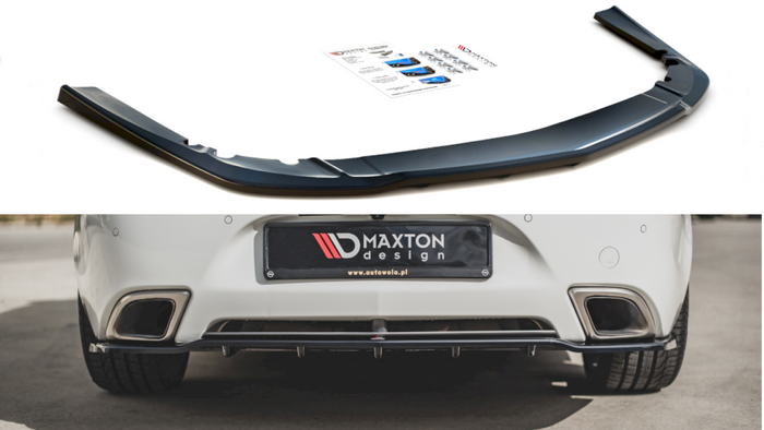 Maxton Design - CENTRAL REAR SPLITTER (W/ VERTICAL BARS) OPEL/VAUXHALL INSIGNIA MK1 VXR/OPC FACELIFT (2013-2017)