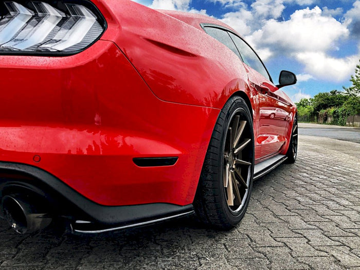 Maxton Design - REAR SIDE SPLITTERS FORD MUSTANG MK6 FACELIFT (2017-)