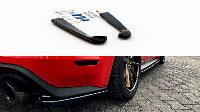 Maxton Design - REAR SIDE SPLITTERS FORD MUSTANG MK6 FACELIFT (2017-)