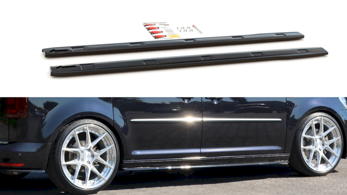 Maxton Design - SIDE SKIRTS DIFFUSERS VOLKSWAGEN CADDY MK4 (2015-2020)
