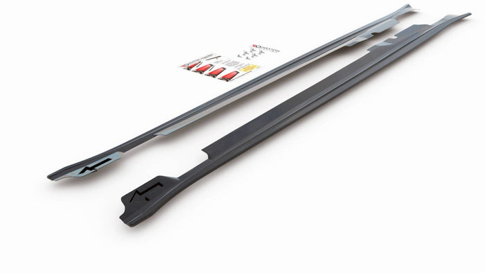 Maxton Design - SIDE SKIRTS DIFFUSERS V2 PORSCHE PANAMERA TURBO 970 FACELIFT (2013-2016)