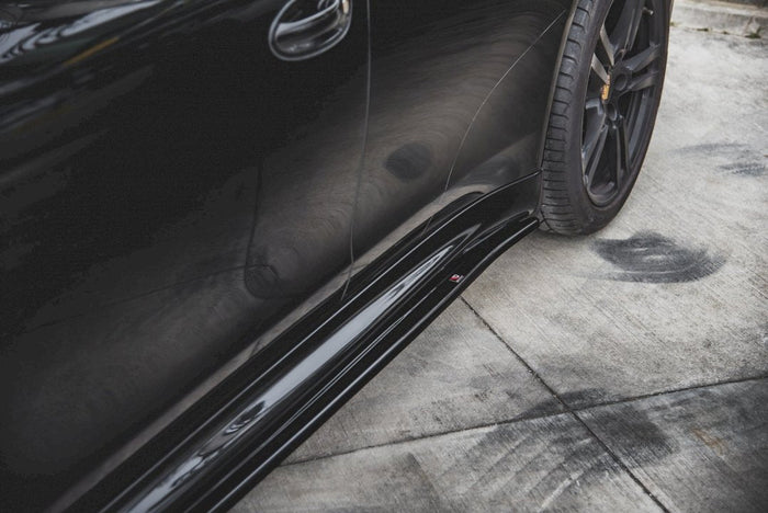 Maxton Design - SIDE SKIRTS DIFFUSERS V2 PORSCHE PANAMERA TURBO 970 FACELIFT (2013-2016)