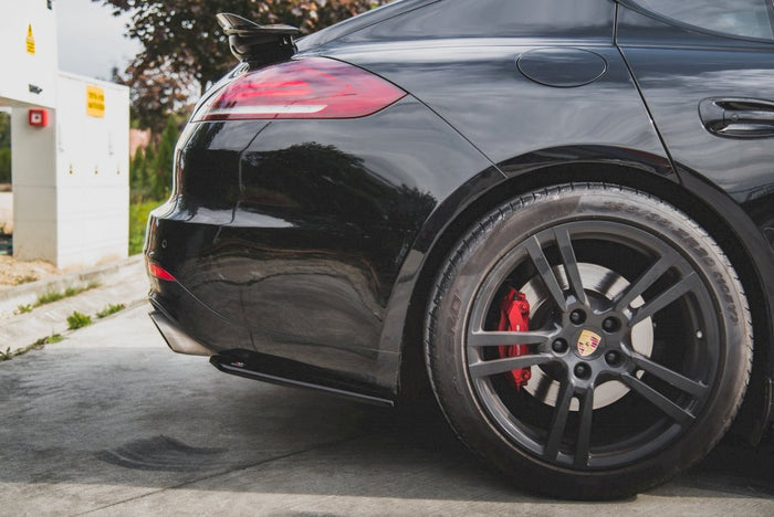 Maxton Design - REAR SIDE SPLITTERS PORSCHE PANAMERA TURBO 970 FACELIFT (2013-2016)