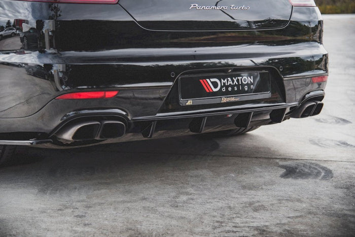 Maxton Design - REAR VALANCE PORSCHE PANAMERA TURBO 970 FACELIFT (2013-2016)