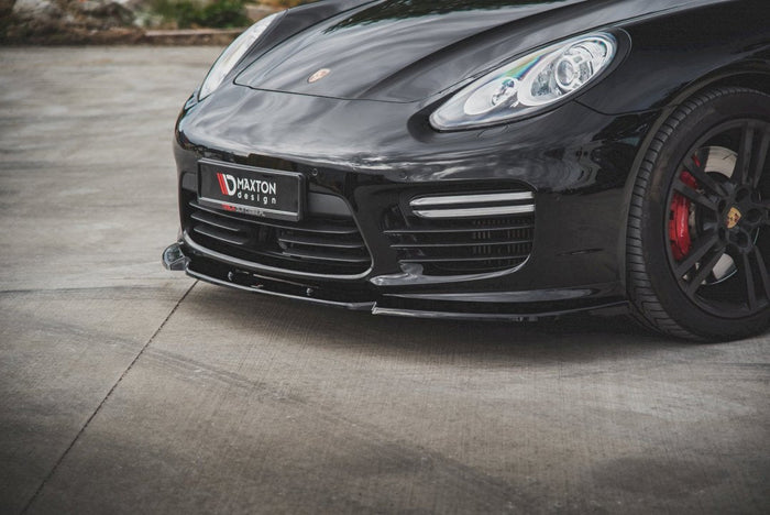 Maxton Design - FRONT SPLITTER V1 PORSCHE PANAMERA TURBO 970 FACELIFT (2013-2016)