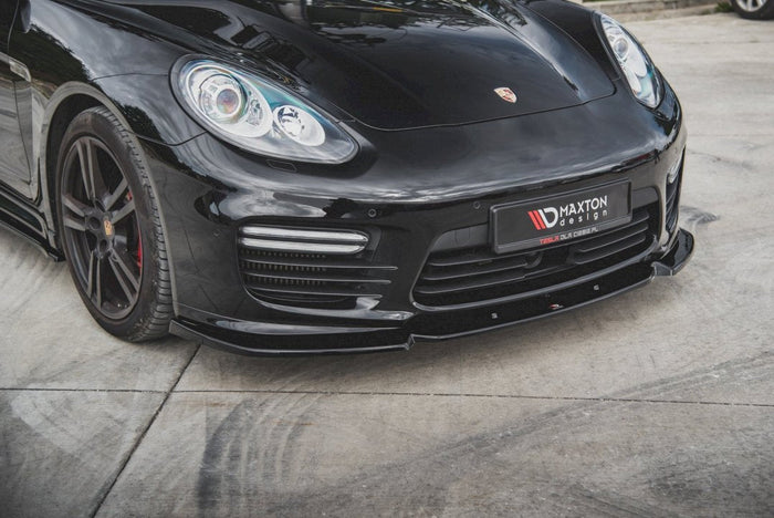 Maxton Design - FRONT SPLITTER V1 PORSCHE PANAMERA TURBO 970 FACELIFT (2013-2016)