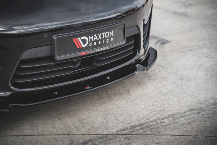 Maxton Design - FRONT SPLITTER V1 PORSCHE PANAMERA TURBO 970 FACELIFT (2013-2016)