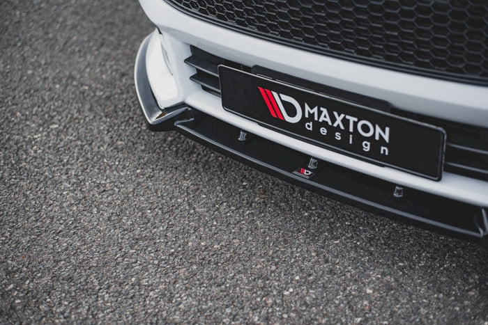 Maxton Design - FRONT SPLITTER V4 FORD FOCUS ST MK3 FACELIFT (2015-2018)
