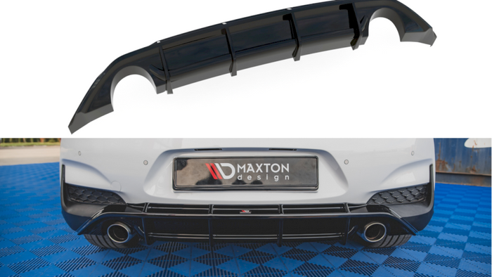 Maxton Design - REAR VALANCE V3 HYUNDAI I30 N MK3 HATCHBACK (2017-2020)