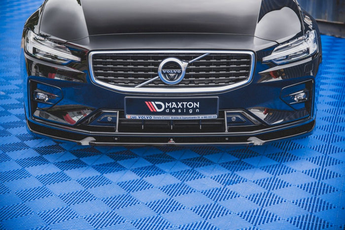 Maxton Design - FRONT SPLITTER V.1 VOLVO S60/V60 R-DESIGN MK3 (2018-)