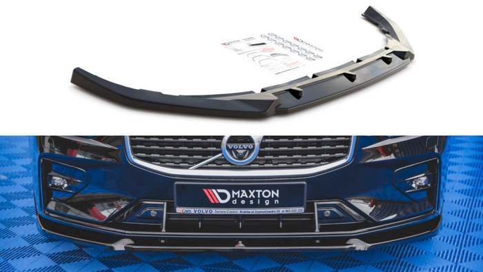 Maxton Design - FRONT SPLITTER V.1 VOLVO S60/V60 R-DESIGN MK3 (2018-)