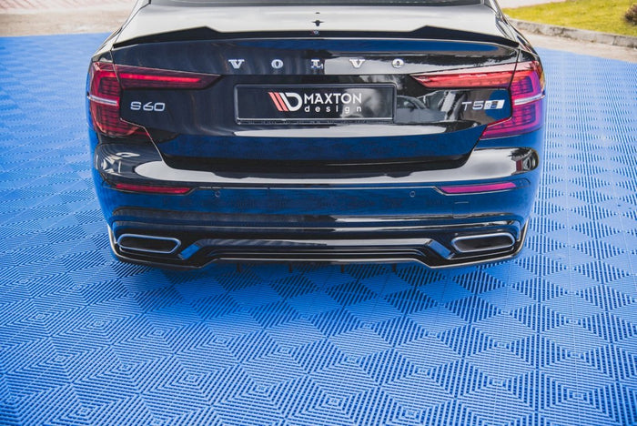 Maxton Design - CENTRAL REAR SPLITTER (W/ VERTICAL BARS) VOLVO S60/V60 R-DESIGN MK3 (2018-)