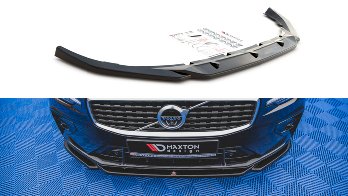 Maxton Design - FRONT SPLITTER V.2 VOLVO S60/V60 R-DESIGN MK3 (2018-)