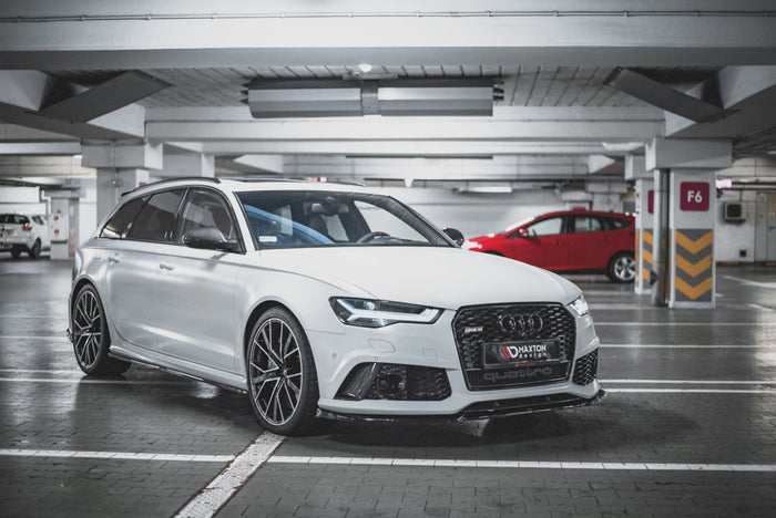 Maxton Design - FRONT SPLITTER V4 AUDI RS6 C7 (2013-2017)