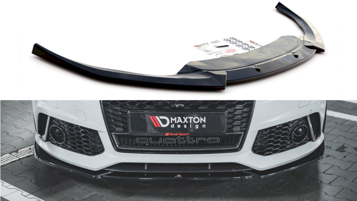 Maxton Design - FRONT SPLITTER V4 AUDI RS6 C7 (2013-2017)