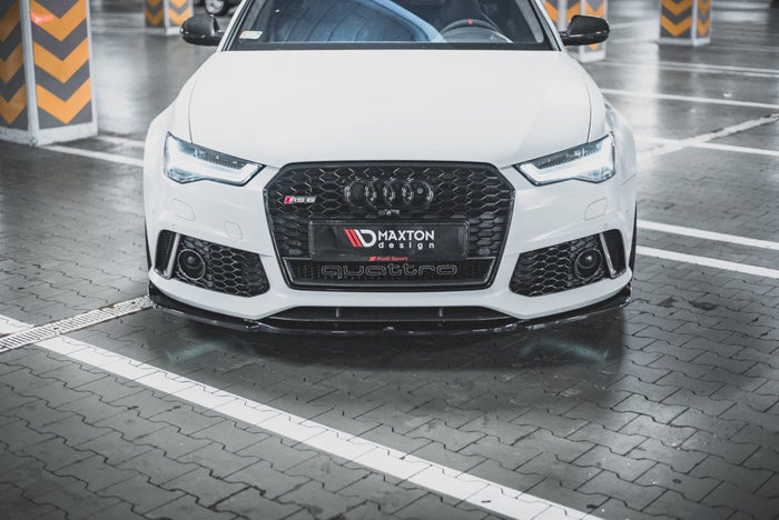 Maxton Design - FRONT SPLITTER V3 AUDI RS6 C7 (2013-2017)