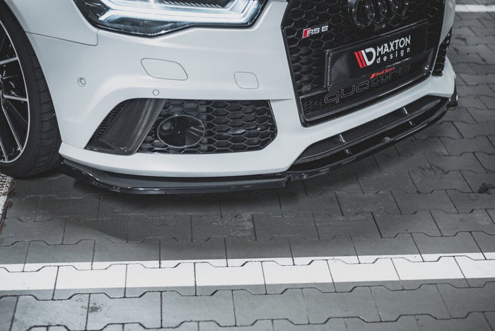 Maxton Design - FRONT SPLITTER V3 AUDI RS6 C7 (2013-2017)