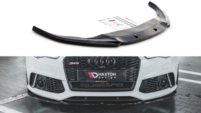 Maxton Design - FRONT SPLITTER V3 AUDI RS6 C7 (2013-2017)