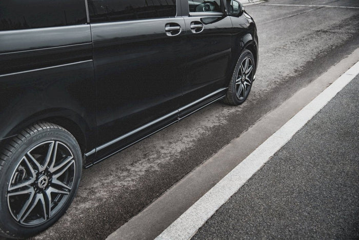 Maxton Design - Side Skirts Diffusers Mercedes-Benz V-Class Long AMG-Line W447