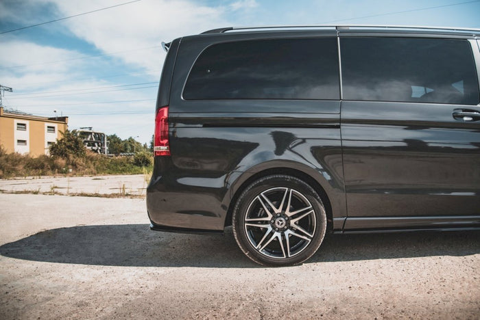 Maxton Design - REAR SIDE SPLITTERS V1 MERCEDES-BENZ V-CLASS AMG-LINE W447 FACELIFT (2019-2021)