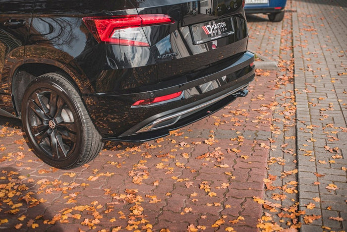 Maxton Design - CENTRAL REAR SPLITTER SKODA KAROQ SPORTLINE (2017-2021)