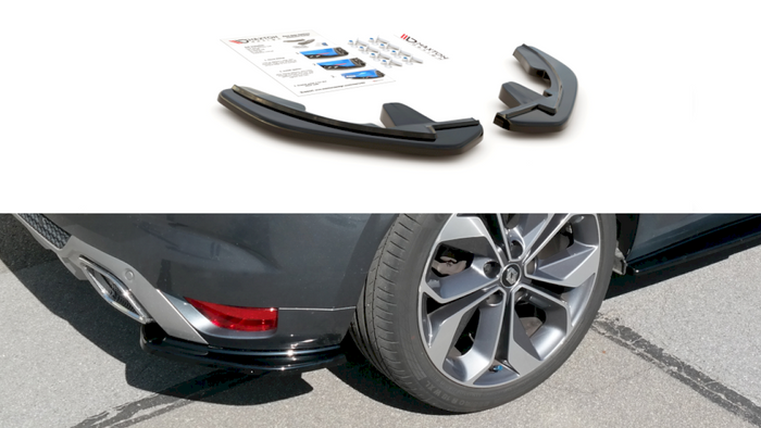 Maxton Design - REAR SIDE SPLITTERS RENAULT MEGANE MK4 GT-LINE (2016-)