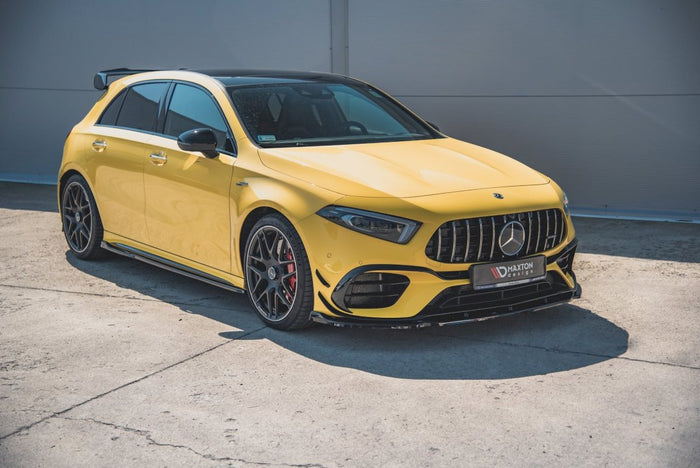 Maxton Design - FRONT SPLITTER V.2 MERCEDES AMG A 45 S AERO PACK W177