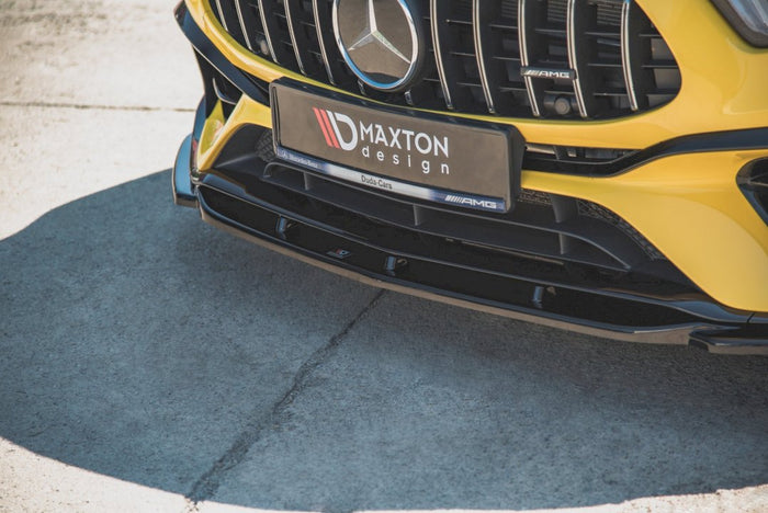 Maxton Design - FRONT SPLITTER V.2 MERCEDES AMG A 45 S AERO PACK W177