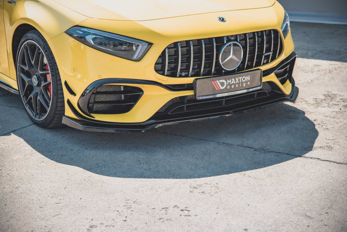 Maxton Design - FRONT SPLITTER V.1 MERCEDES AMG A 45 S AERO PACK W177