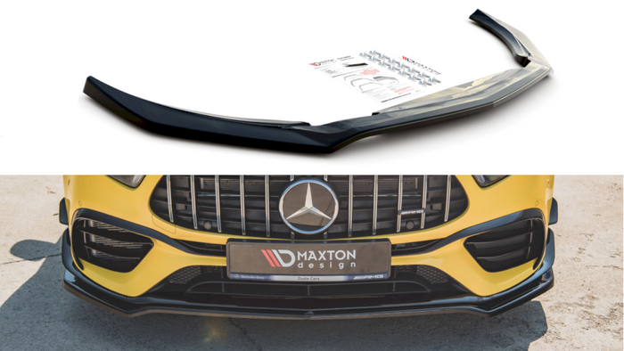 Maxton Design - FRONT SPLITTER V.1 MERCEDES AMG A 45 S AERO PACK W177