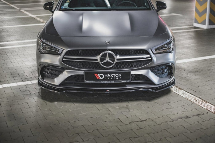 Maxton Design - FRONT SPLITTER V1 MERCEDES-AMG CLA 35 AERO C118 (2019-2023)