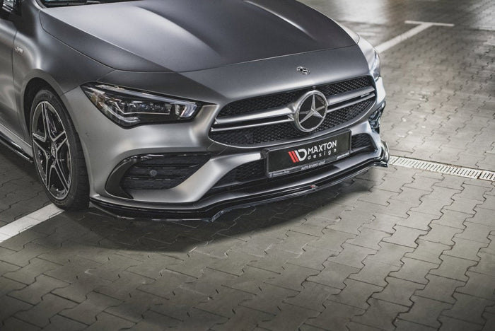Maxton Design - FRONT SPLITTER V1 MERCEDES-AMG CLA 35 AERO C118 (2019-2023)