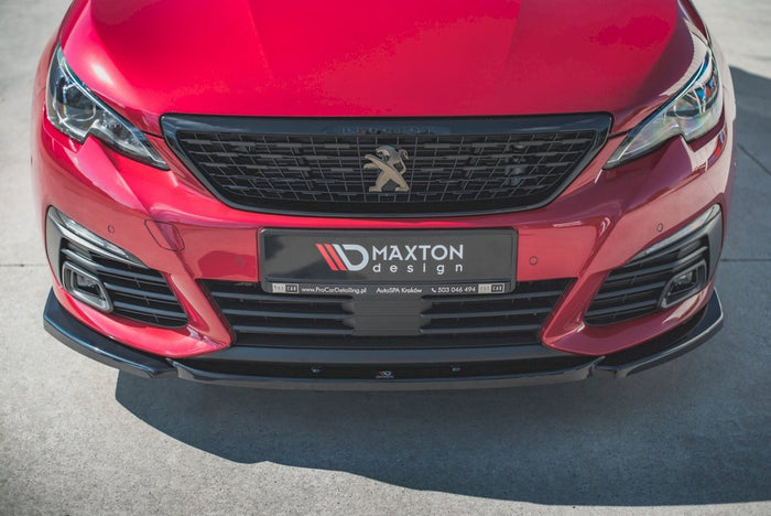 Maxton Design - FRONT SPLITTER V2 PEUGEOT 308 GT MK2 FACELIFT (2017-)