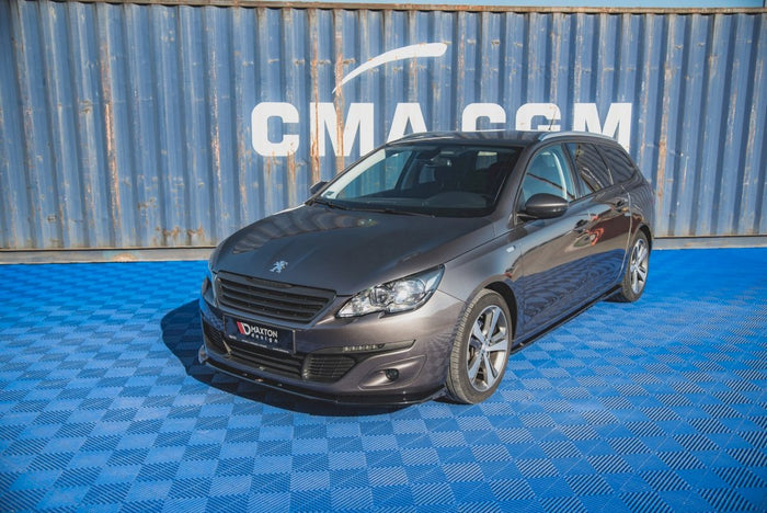 Maxton Design - FRONT SPLITTER V2 PEUGEOT 308 MK2 FACELIFT (2017-2021)